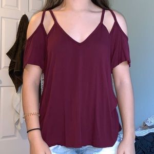 T shirt with cut outs